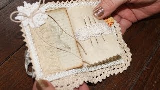 Vintage Needle Book / Needle Keep / Needle Case - How To