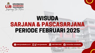 Download lagu [LIVE] Wisuda Sarjana dan Pascasarjana Periode Februari 2025 Universitas Janabadra - Sesi 2 mp3