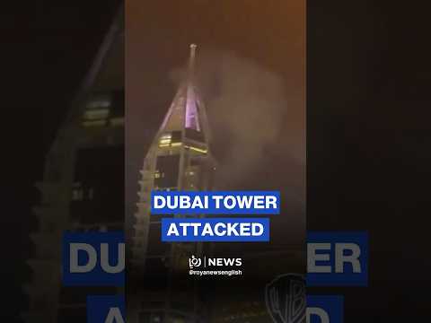 🚨🇦🇪 Drone crashes into Dubai high rise