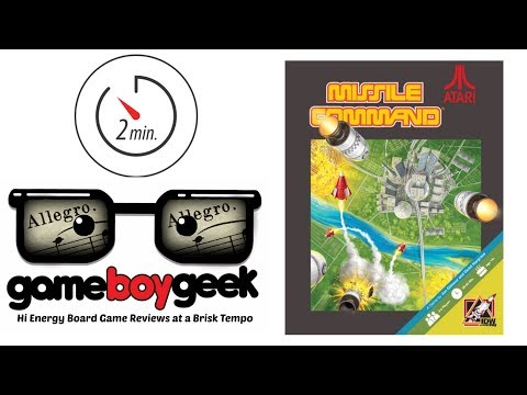 The Game Boy Geek's Allegro (2-min Review) of Missile Command
