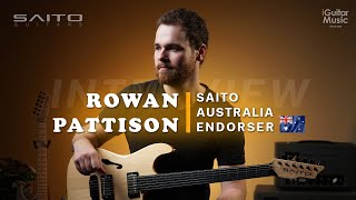 Video thumbnail for สัมภาษณ์พิเศษ Rowan Pattison - SAITO Guitar Endorser จากประเทศออสเตรเลีย by iGuitar Music