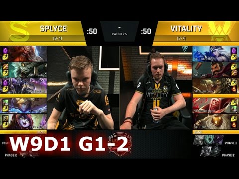 Vitality vs Splyce | Game 2 S7 EU LCS Spring 2017 Week 9 Day 1 | VIT vs SPY G2 W9D1 1080p