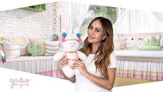 Quarto de Bebê Amiguinhas Lhamas - Grão de Gente