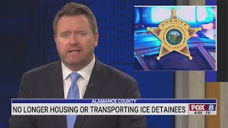 Alamance County Detention Center no longer accepting ICE detainees, sheriff says