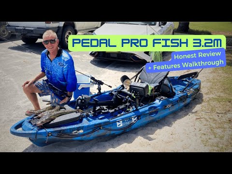 2025! Bay Sports - Pedal Pro Fish 3.2m Pedal Kayak (Features Walkthrough in HD)