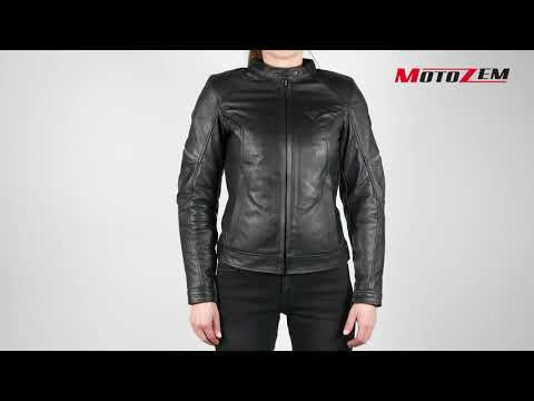 Dámská bunda na motorku Shima Monaco černá
