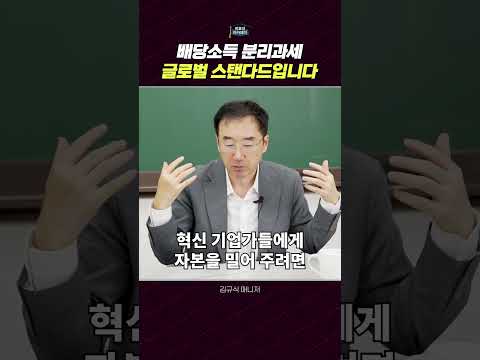 안전 이자 소득과 혁신 지원 배당 소득의 차이와 글로벌 스탠다드 접근법