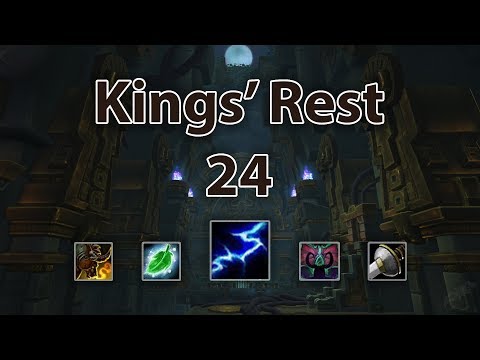 [8.2.5] World First King's Rest +24 | Elemental Shaman PoV
