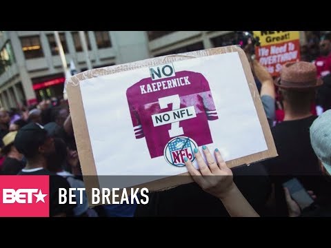 Hundreds Protest In Support Of Colin Kaepernick - BET Breaks
