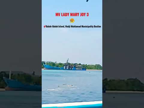 Remains of MV LADY MARY JOY 3 at Baluk-Baluk Basilan 😥 #seafarer #fireincident