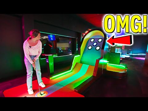 Crazy High Tech Mini Golf!