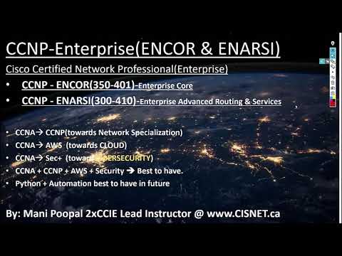 CCNP Enterprise (ENCOR and ENARSI) Overview