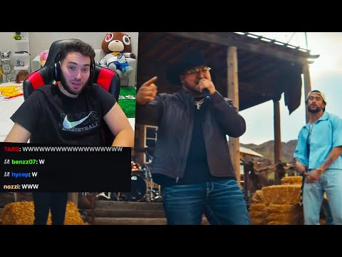Adin Ross reacts to Grupo Frontera x Bad Bunny - "un x100to"