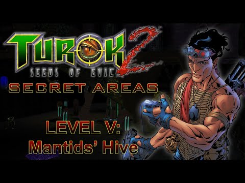 The Hive of the Mantids Secret Areas (Turok 2 Remaster)
