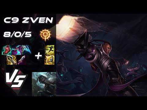 Cloud9 Zven BOTTOM Lucian vs Senna - NA Challenger Patch 25.S2.6