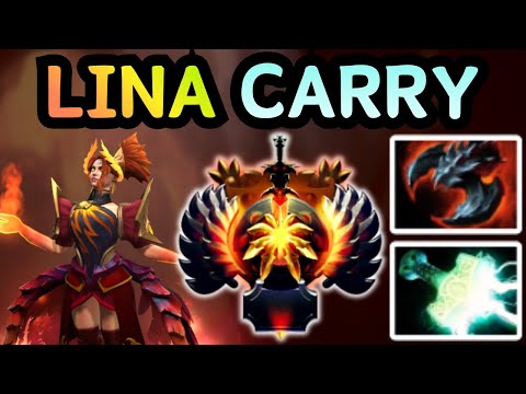 🔥 LINA CARRY WENT 21/0 INSANE PLAY | DOTA 2 GAMEPLAY 🔥