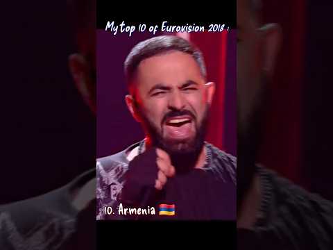 My top 10 of Eurovision 2018 #eurovision #esc #ranking