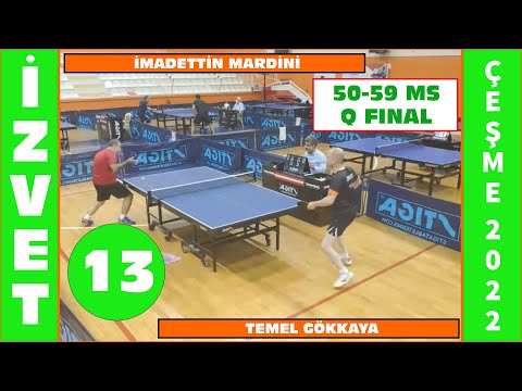ÇEŞME 2022 | TEMEL GÖKKAYA - İMADETTİN MARDİNİ | 50-59 MS | QUARTER FINAL