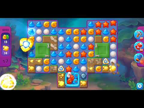 Fishdom. 6053 super hard level no boosters and diamonds