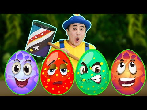Dinosaur Surprise Eggs 🦖 | Kids Songs | TigiBoo