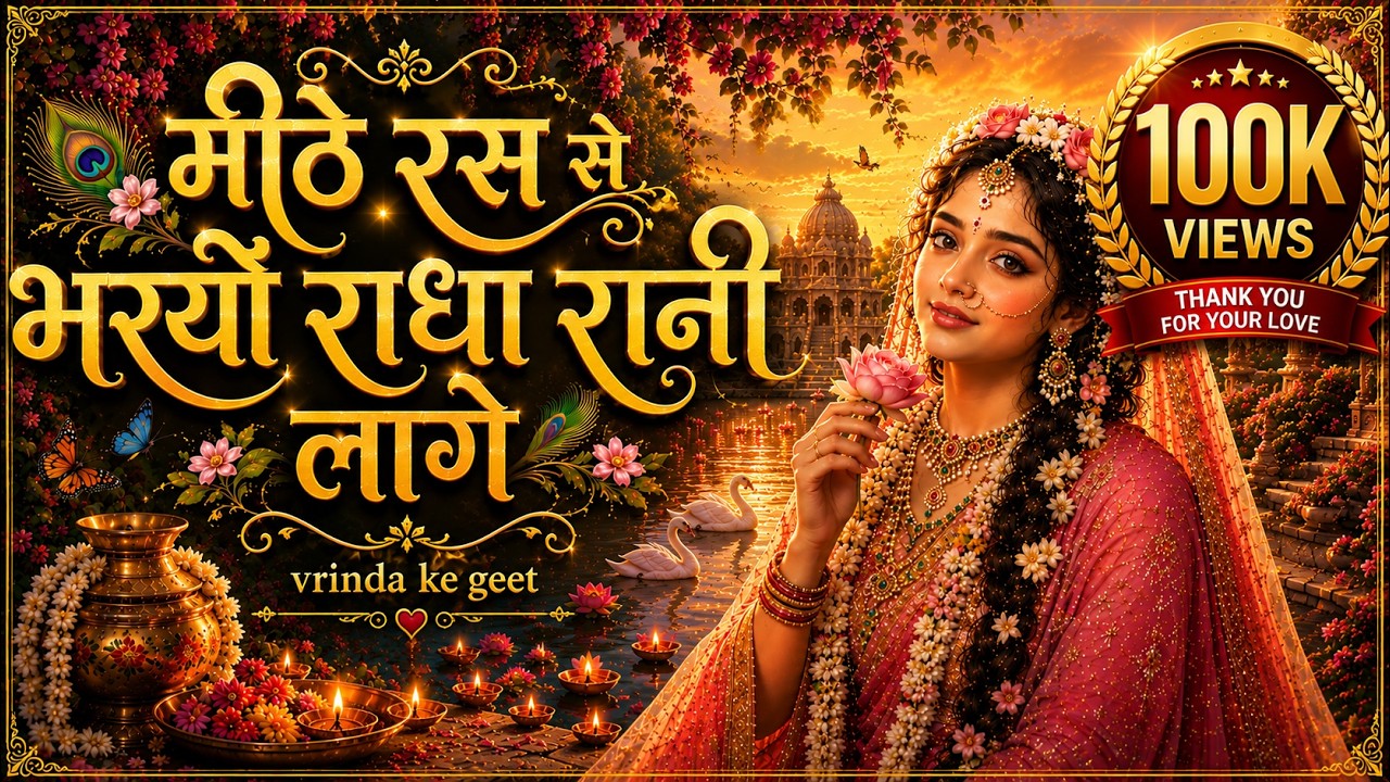 Mithe Ras Se Bharyo Radha Rani Lage | Radha Krishna Bhajan | Dance Beat Version #radheradhe #bhajan — Vrinda Ke Geet