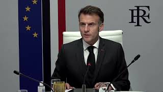 马克龙表示，法国不会参与开放霍尔木兹海峡。