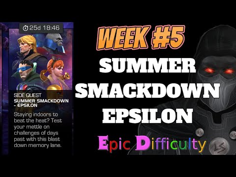 MCOC - Summer Smackdown Epsilon | Boss Rush Week #5 | Epic Difficulty