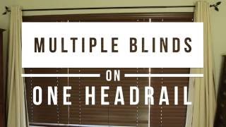 Big Window Problems - Mutliple Blinds One Headrail with SelectBlinds.com
