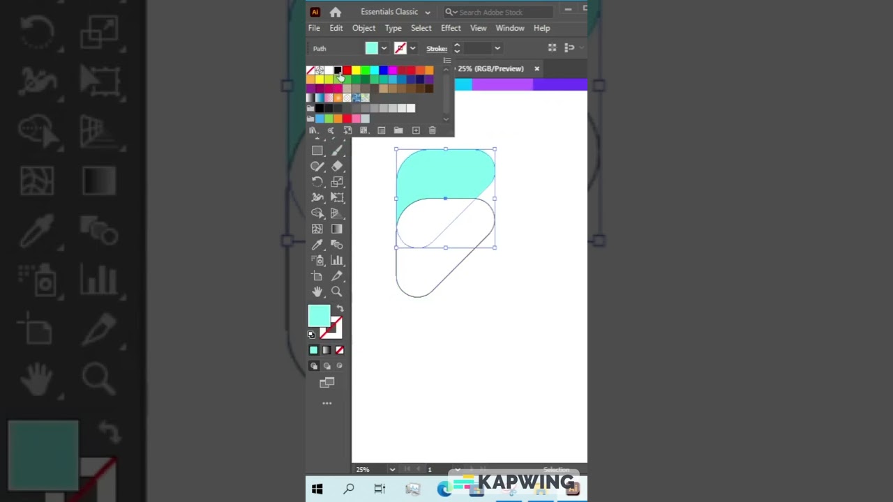 How to Create Futuristic Tech Logo Design in just 3 steps #youtube #youtubeshorts #ytshorts