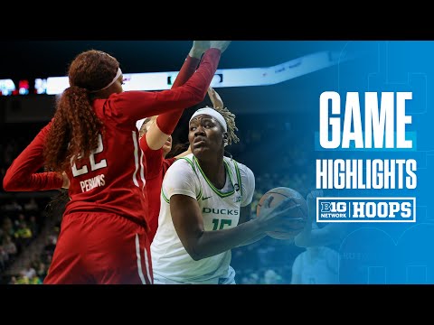 Rutgers at Oregon | HIGHLIGHTS | Big Ten Women's Basketball | 02/23/2025
