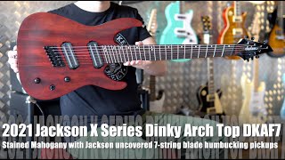 Video thumbnail for Тhe Jackson X Series DINKY DKAF7 is a decent affordable 7 String Multi scale Chug Machine by George V Guitars