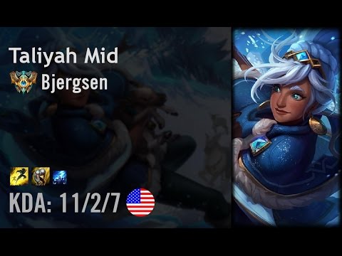 Taliyah Mid vs Cassiopeia - Bjergsen - NA Challenger Patch 6.14