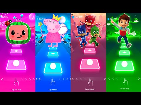Tiles Hop - Cocomelon vs Paw Patrol vs Peppa Pig vs PJ Masks