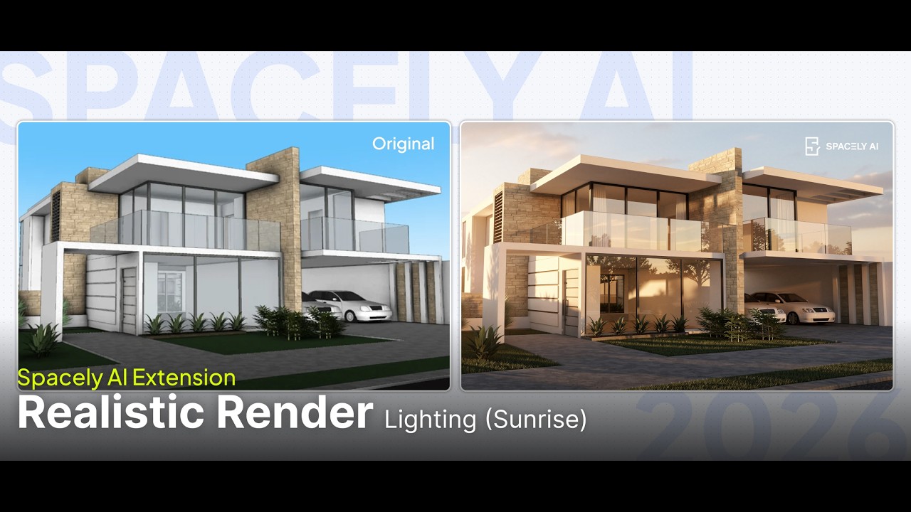 Spacely AI: How to use SketchUp Extension (2026 version) video thumbnail