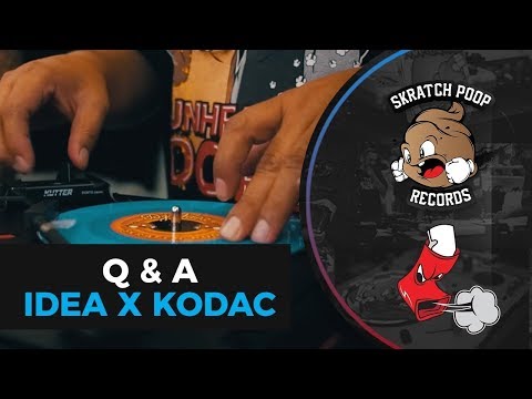 Dj Idea and Kodac Visualz Scratch Session - Unheard Dope 7" - Portable Turntable Numark PT01 Scratch
