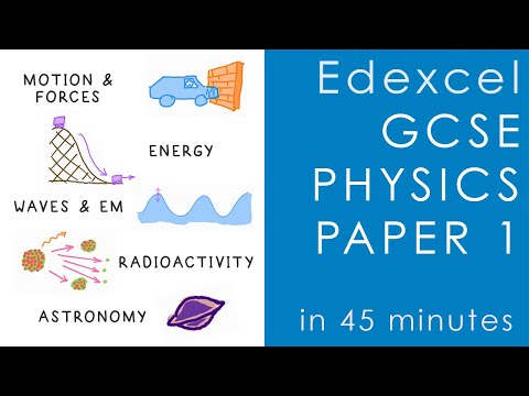All of Edexcel PHYSICS Paper 1 in 45 minutes - GCSE Science Revision