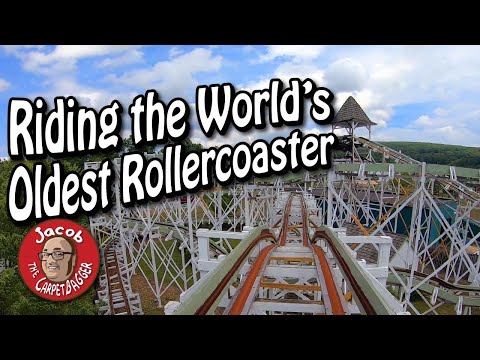 Riding the World's Oldest Roller Coaster - Leap the Dips at Lakemont Park