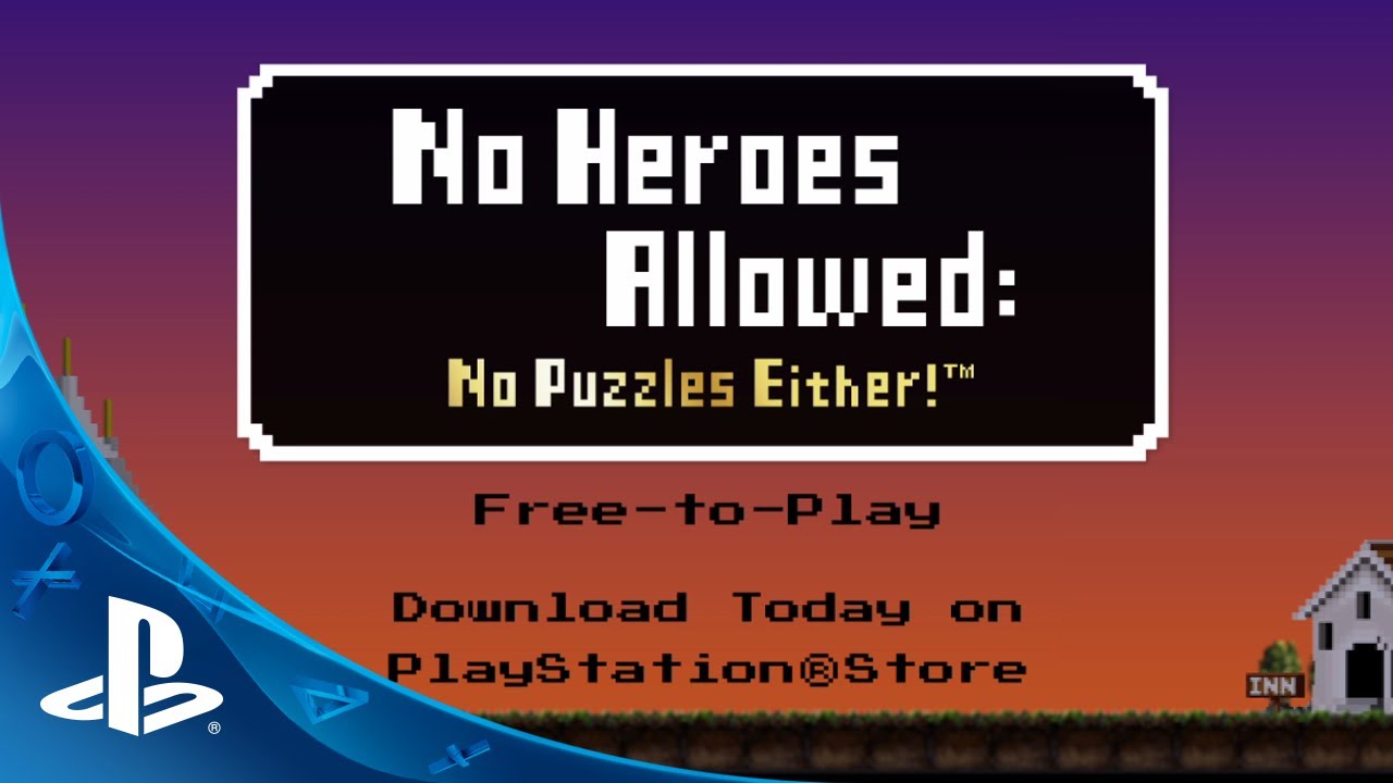 No Heroes Allowed: No Puzzles Either! Out tomorrow