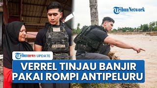 Warganet Heran Verrel Bramasta Pakai Rompi Antipeluru saat Tinjau Korban Banjir di Padang Sumbar