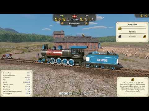 Railway Empire 2 - All USA trains. Including electric locos.
