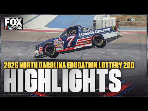NASCAR Craftsman Truck Series: North Carolina Education Lottery 200 Highlights 🏁 NASCAR on FOX