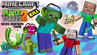 Minecraft Zombie Kill Challenge before PVZ 2 Neon Mixtape Tour (FGTEEV SLEEPY TIME FUN w/ Chase) PS4