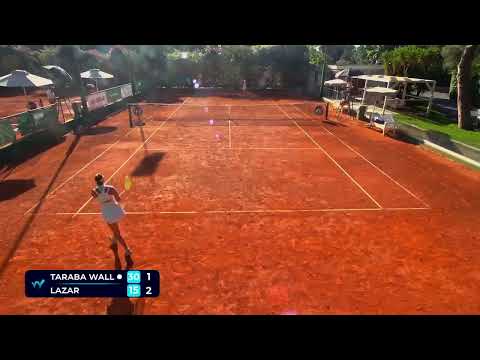 Nellie Taraba Wallberg (SWE) vs Annemarie Lazar (GER) // 1-6 6-3 10-8 / W35 Santa Margherita di Pula