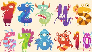 Monster Numbers - Let's Play, Learn And Count - Fun Number Learning Game For Kids