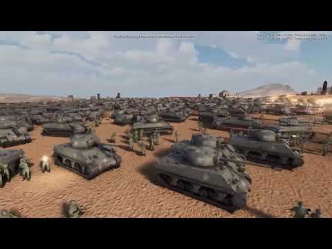 UEBS 2| 400k US soldiers & 200 Sherman Tanks vs 1million zombies & 100k Trolls | UEBS 2