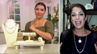 Adorna Paperclip Chain Necklace or Bracelet, 14K Gold on QVC