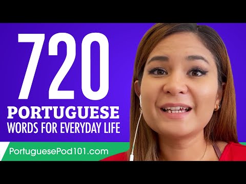 720 Portuguese Words for Everyday Life - Basic Vocabulary #36
