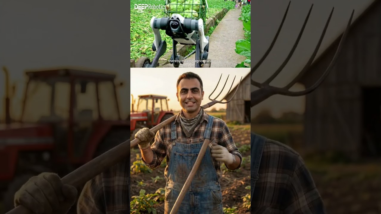 Perros robóticos en la agricultura🧑🏻‍🌾🌾🚜 Analicemos este trabajo en el campo con IA.