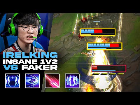 #1 IRELIA Korea TILTS FAKER??? *5 SOLO KILLS!!!*