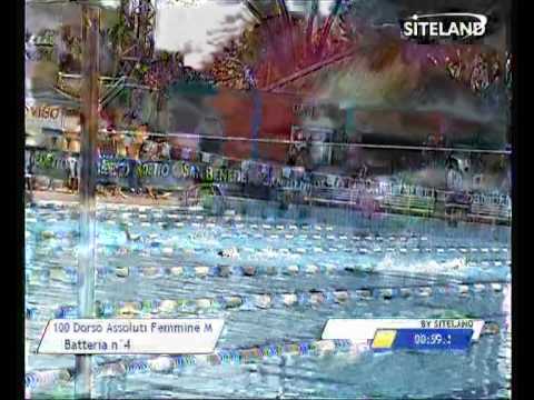 Serie 4 dei 100 Dorso  Assoluti Femmine Master - 11 Memorial Andrea Bettiol